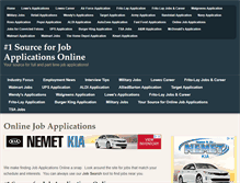 Tablet Screenshot of online-job-applications.com